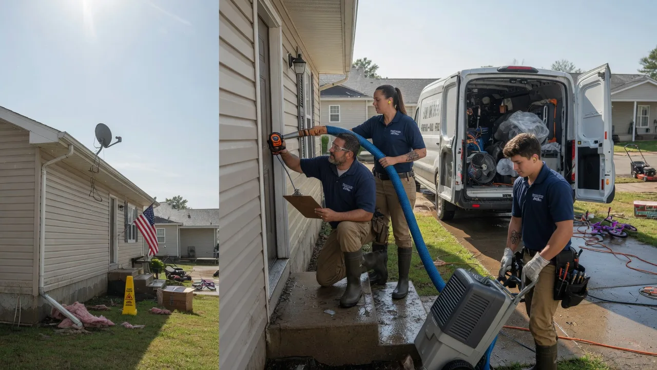 Ceiling Water Damage Restoration in Richlands, VA near me